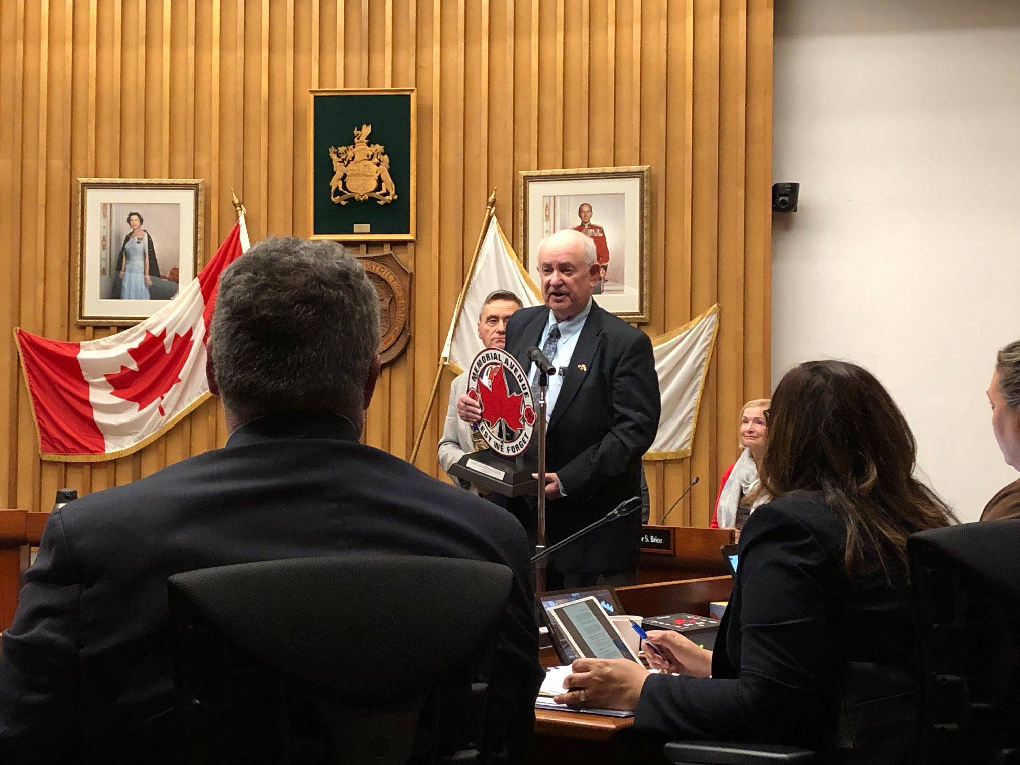 Master Forester Ray Travers Honoured by Distrist of Saanich