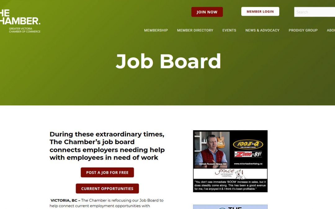 Laid Off and Looking For Work? Chamber Job Board Lists Employers Looking For Workers
