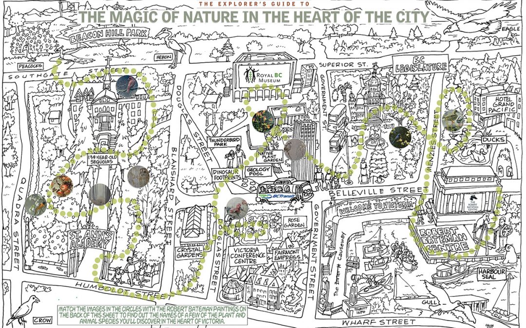 Nature in the Heart of the City Map