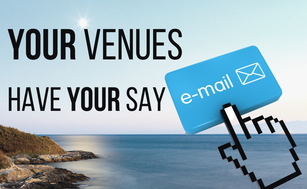 They’re your venues, have your say. Email your recommendation to create a Regional Arts Facilities Service by March 10th!