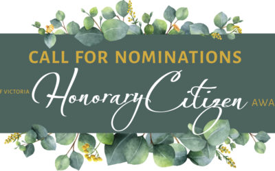 City of Victoria Honorary Citizen Award Call for Nominations