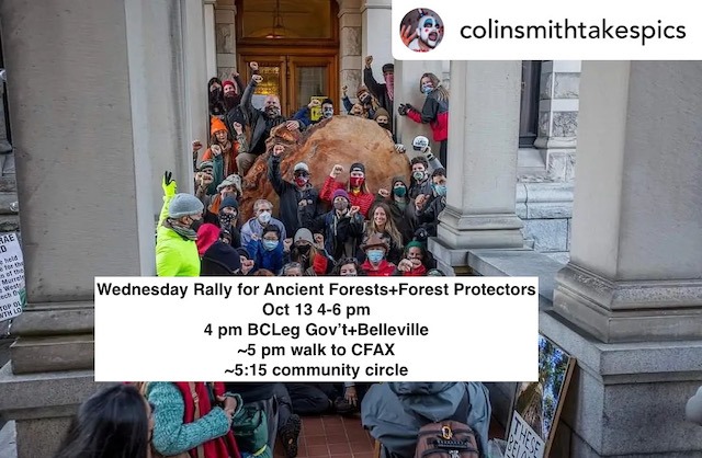 Wednesday Rally for Ancient Forests + Forest Protectors