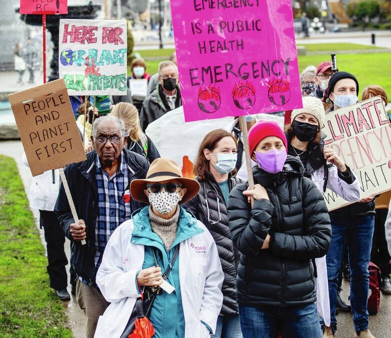 Doctors and nurses declare a climate Code Red for B.C.