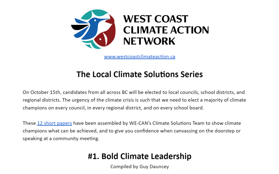 Local Climate Solutions Papers