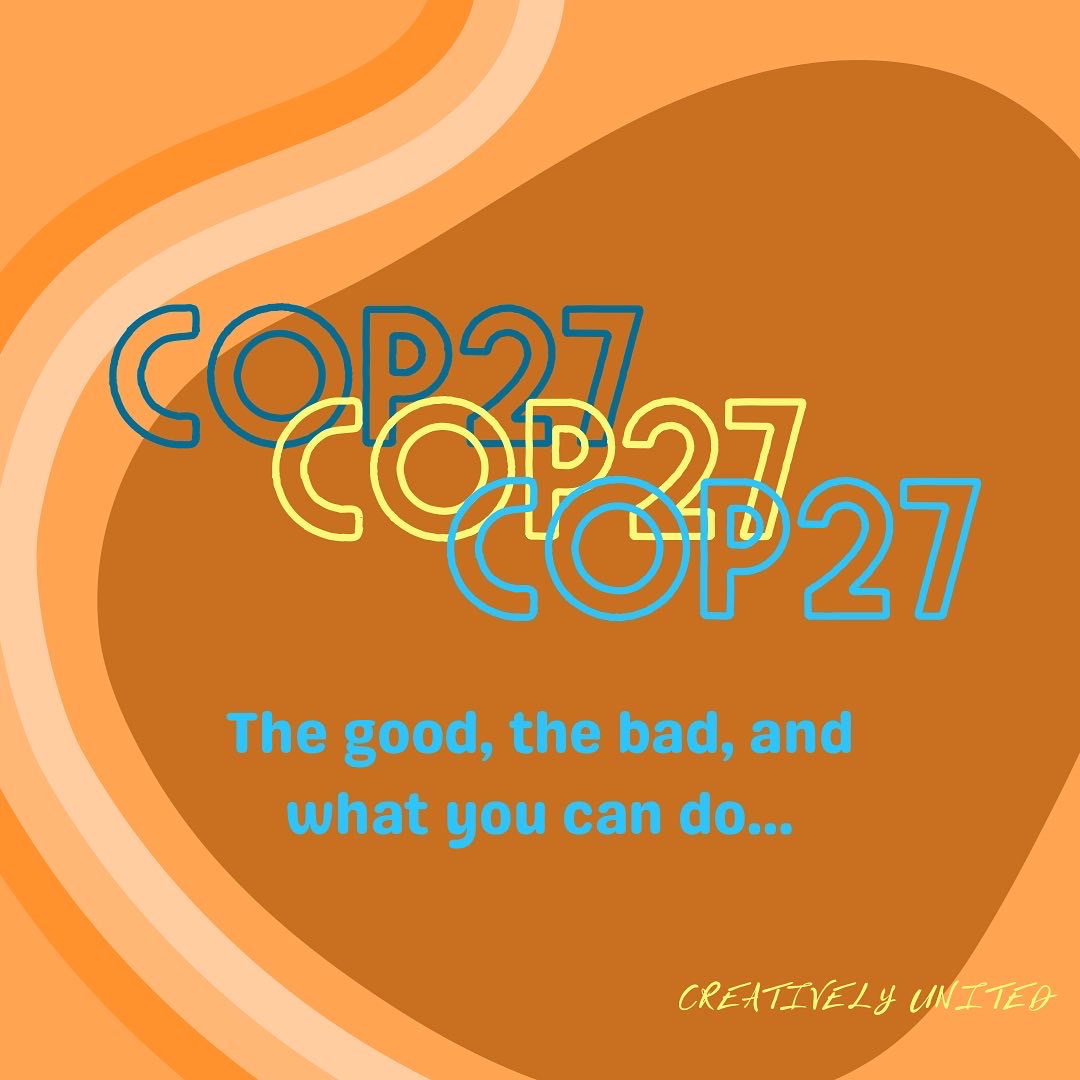 COP27 The good, the bad, and what you can do Creatively United Community