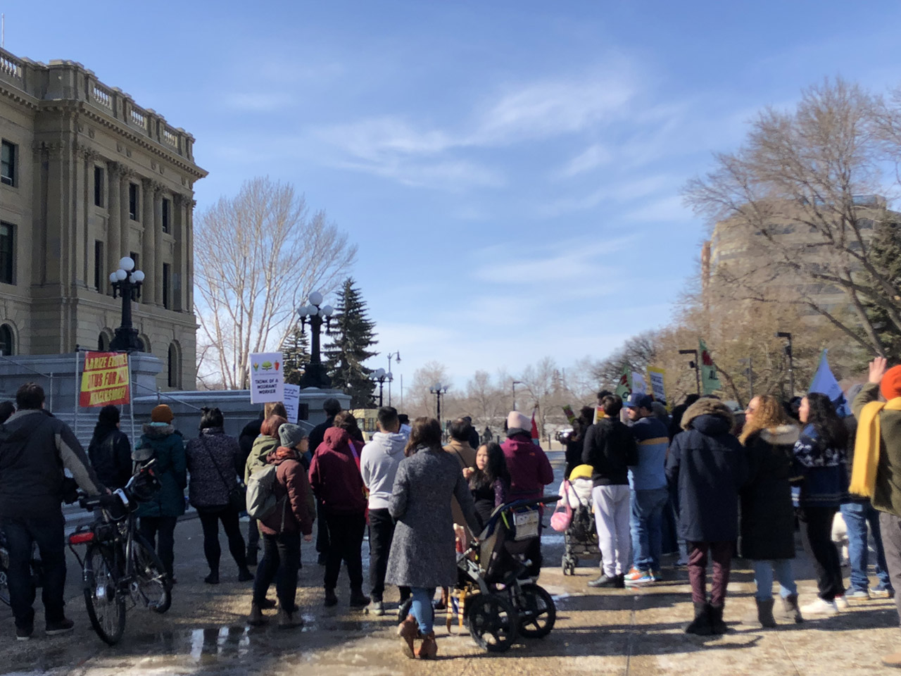 Migrant Rights Protest