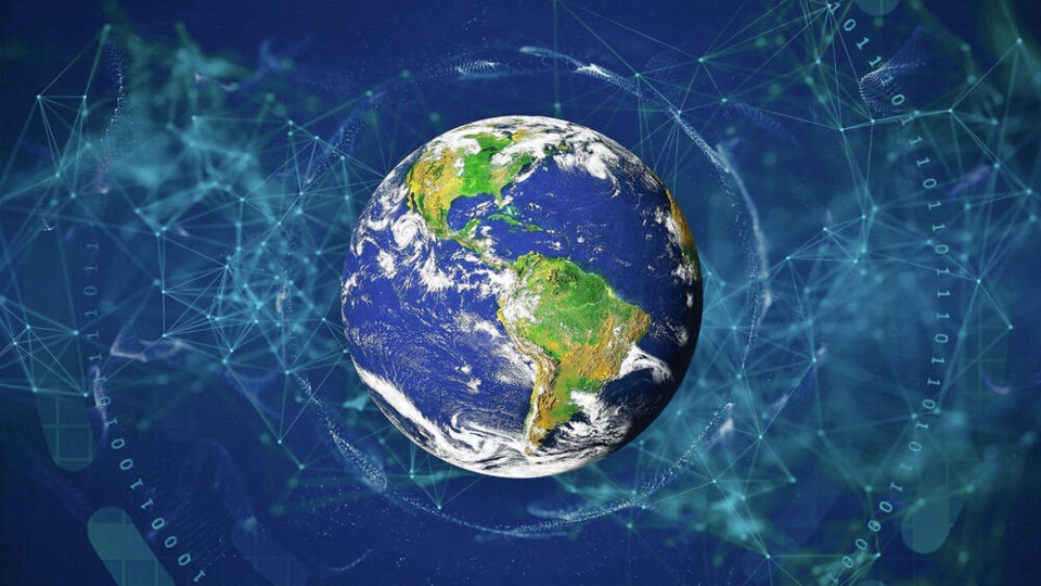 Web1 Earth Planet Space Internet 