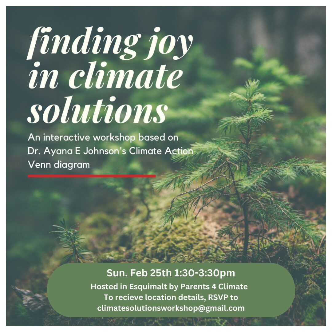 Finding Joy in Climate solutions - Creatively United Community