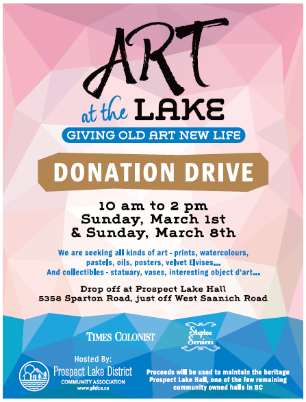 Art at the Lake Used Art and Collectibles Donation Drive