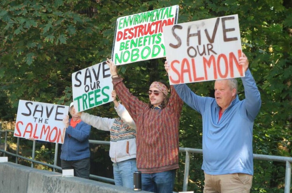 Protesters Thwart Plans for Goldstream Park Highway Expansion