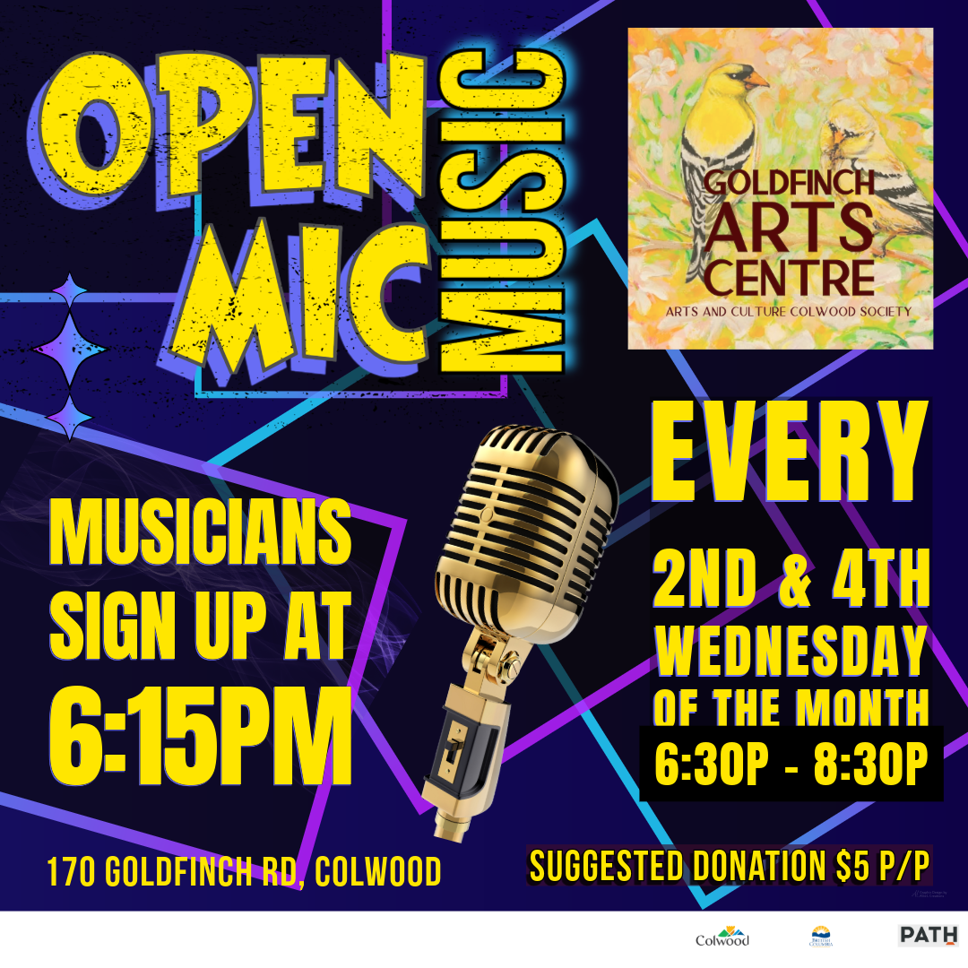Open Mic at Goldfinch Arts Centre, Colwood