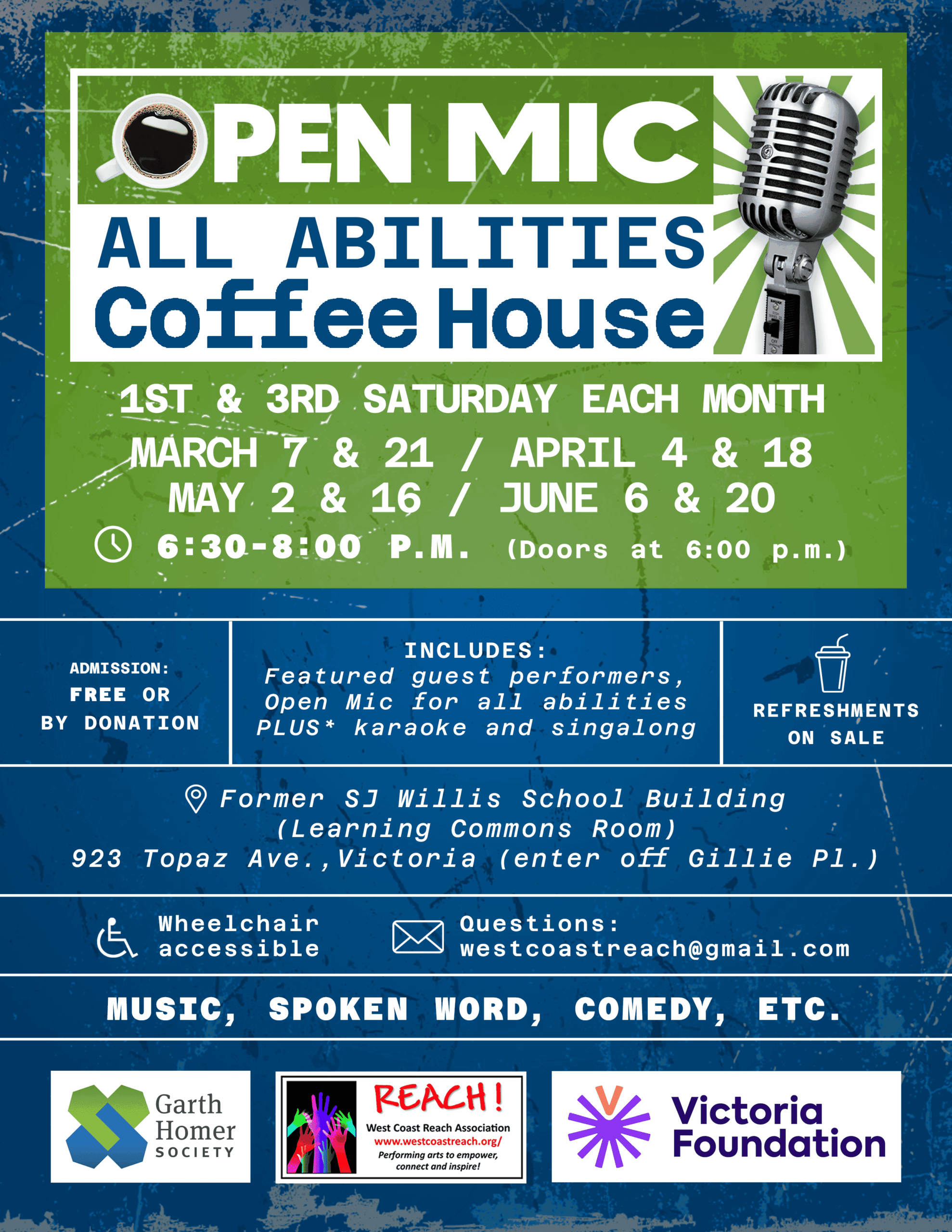 All-Abilities Open Mic Coffee House