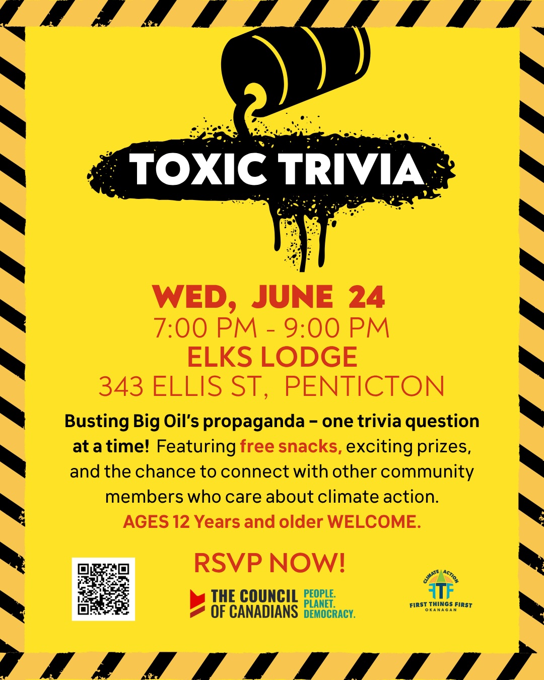 Toxic Trivia Game Party!