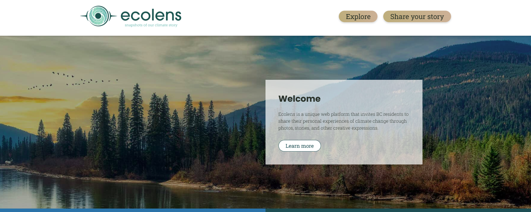 Ecolens: A Platform for Sharing Climate Stories Across British Columbia